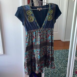 Y2K free people baby doll dress